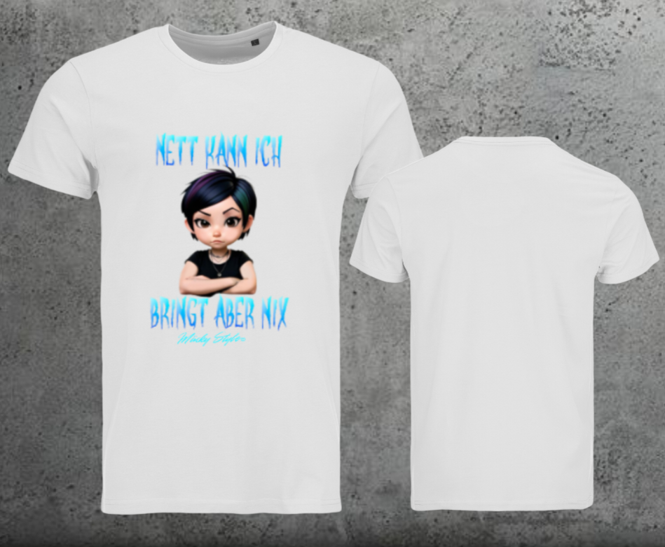 Nett kann ich Men Shirt Frontprint