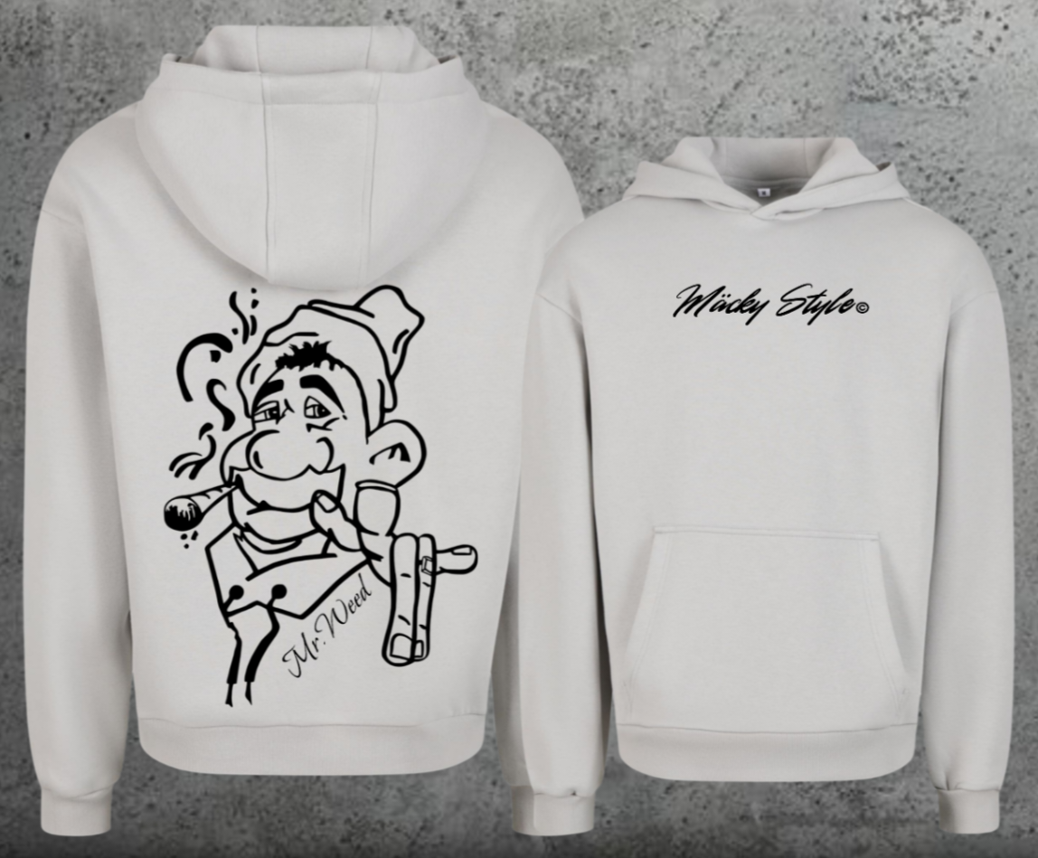Mr. Weed Hoodie Soft Backprint