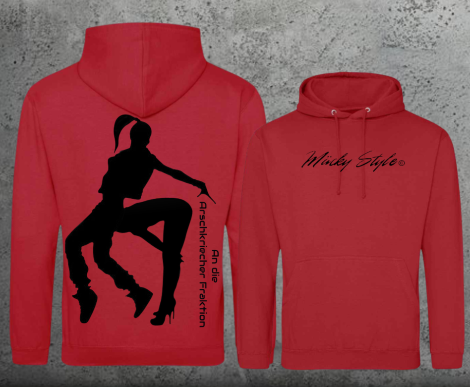 Arschkriecher Fraktion Hoodie Unisex Backprint