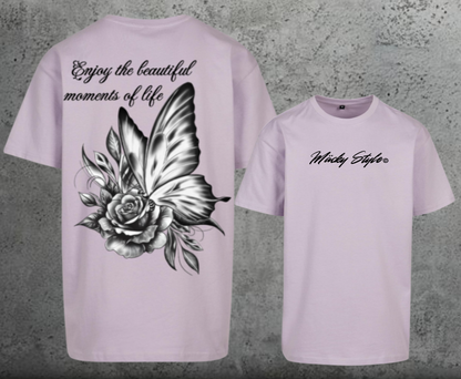 Butterfly Oversize Shirt Backprint Unisex