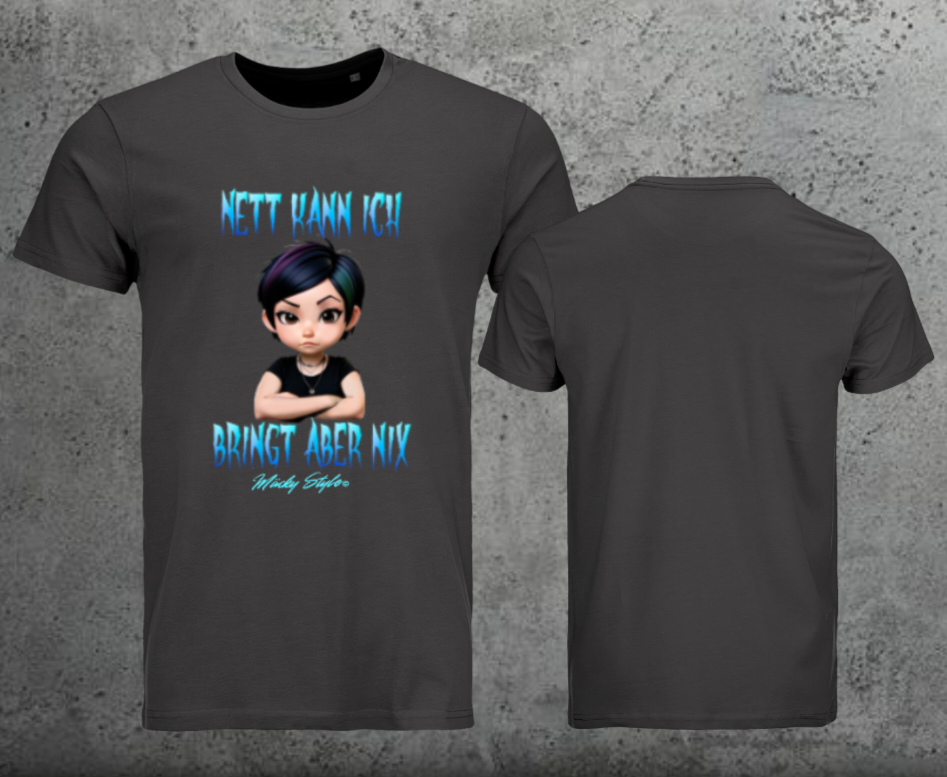 Nett kann ich Men Shirt Frontprint