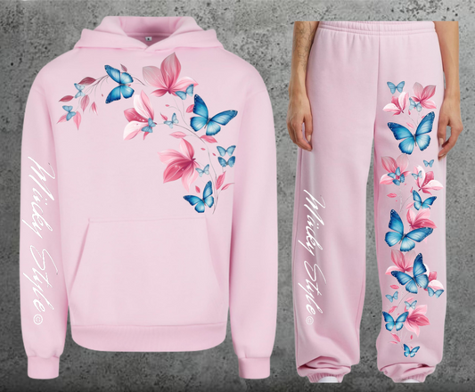 Flower Mix Woman Jogger Frontprint