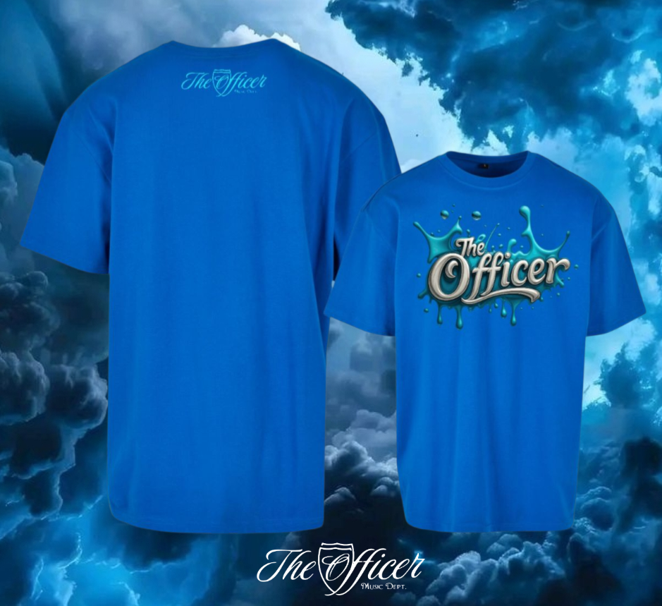 The Officer Splash Oversize Shirt Frontprint