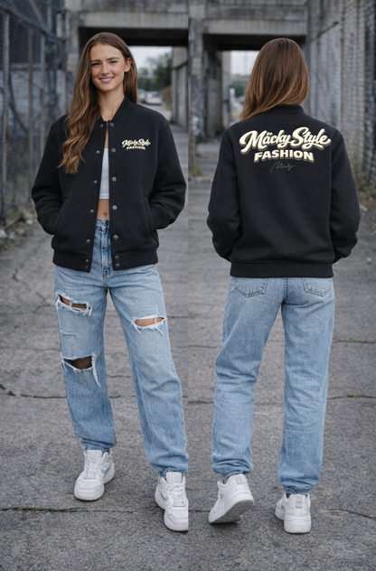 Mäcky Style Fashion Premium Collegejacke Unisex