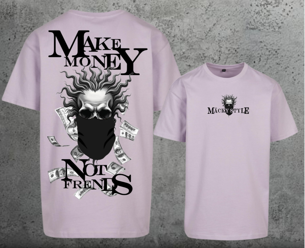 Make Money Oversize Shirt Backprint