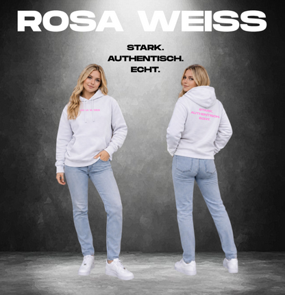 Felpa con cappuccio con motivo stampato sul retro unisex