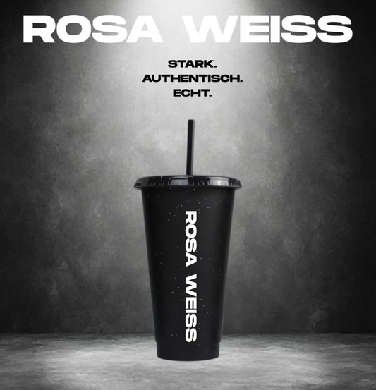 ROSA WEISS Mehrweg Dekobecher
