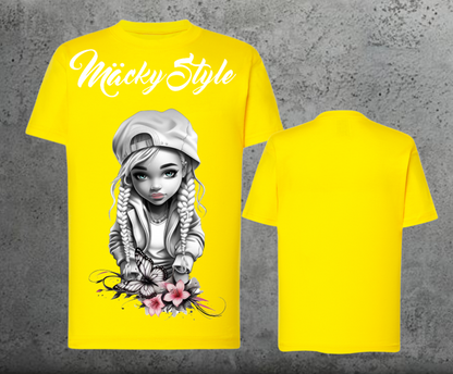 Flower Big Girl Kids Shirt Unisex