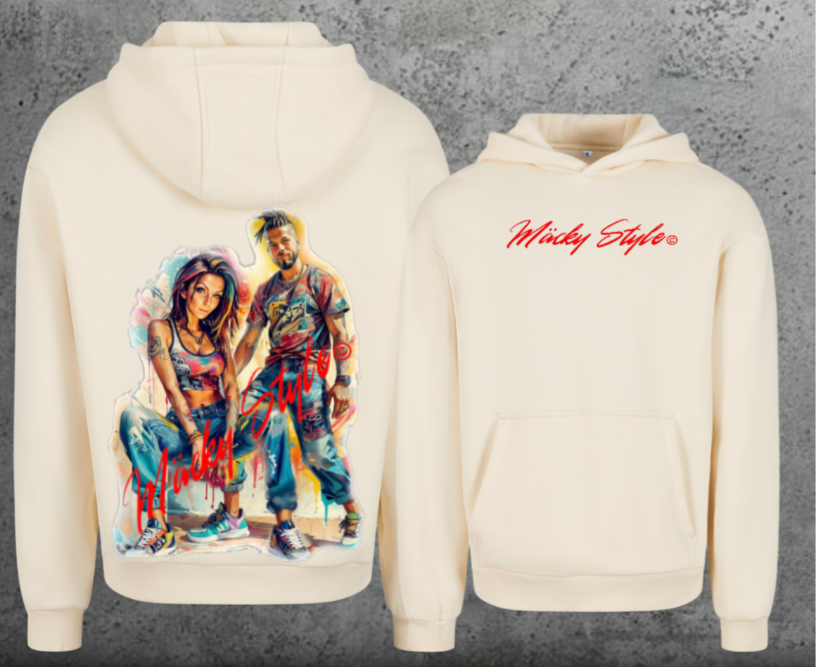 Die Macher Bunt Hoodie Soft Backprint
