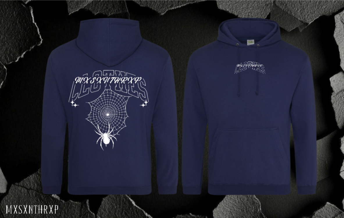Clothes Spider Hoodie Unisex Backprint