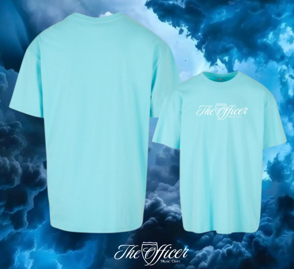 The Officer Schriftzug Oversize Shirt Frontprint