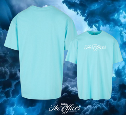 The Officer Schriftzug Oversize Shirt Frontprint Unisex