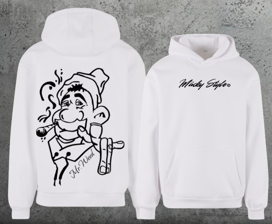 Mr. Weed Hoodie Soft Backprint
