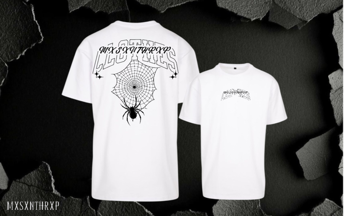 Clothes Spider Oversize Shirt Backprint Unisex