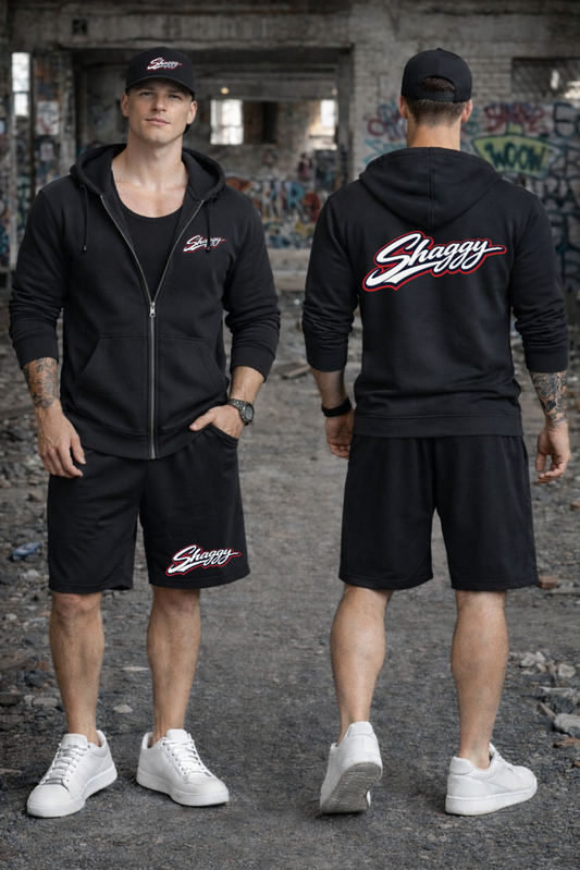 Shaggy Men Mega Sport Set Short & Tank Top & Zipper & Cap