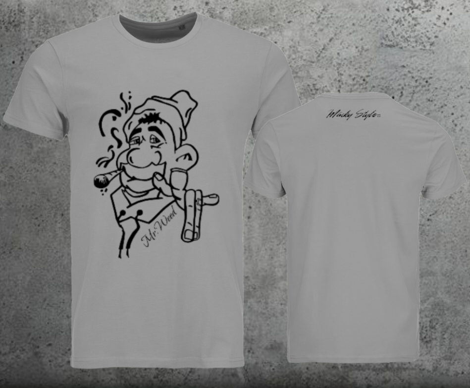 Mr.Weed Men Shirt Frontprint