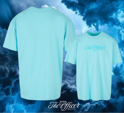 The Officer Schriftzug Oversize Shirt Frontprint Unisex