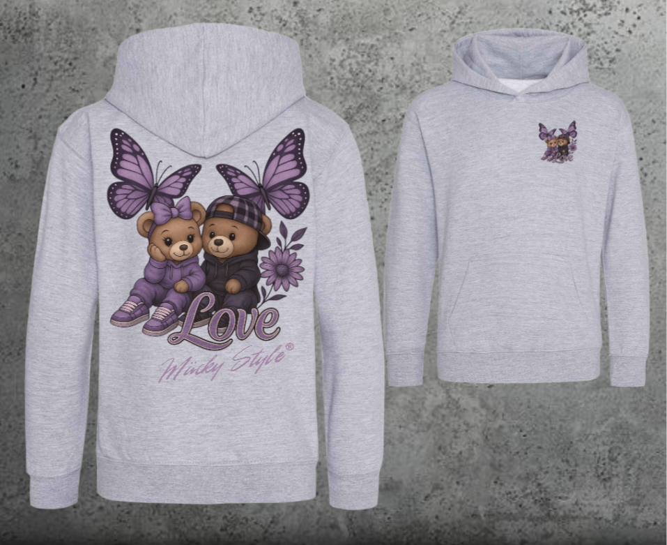 Felpa con cappuccio unisex MUSTER per bambini 