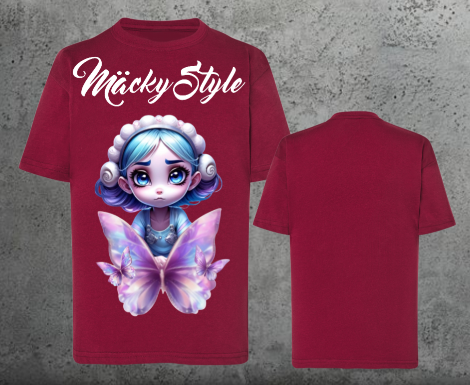 Butterfly-Fee Kids Shirt Unisex