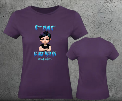 Nice I can Woman Shirt Frontprint
