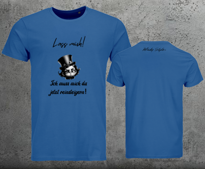 Lasciami la maglietta da uomo con stampa frontale