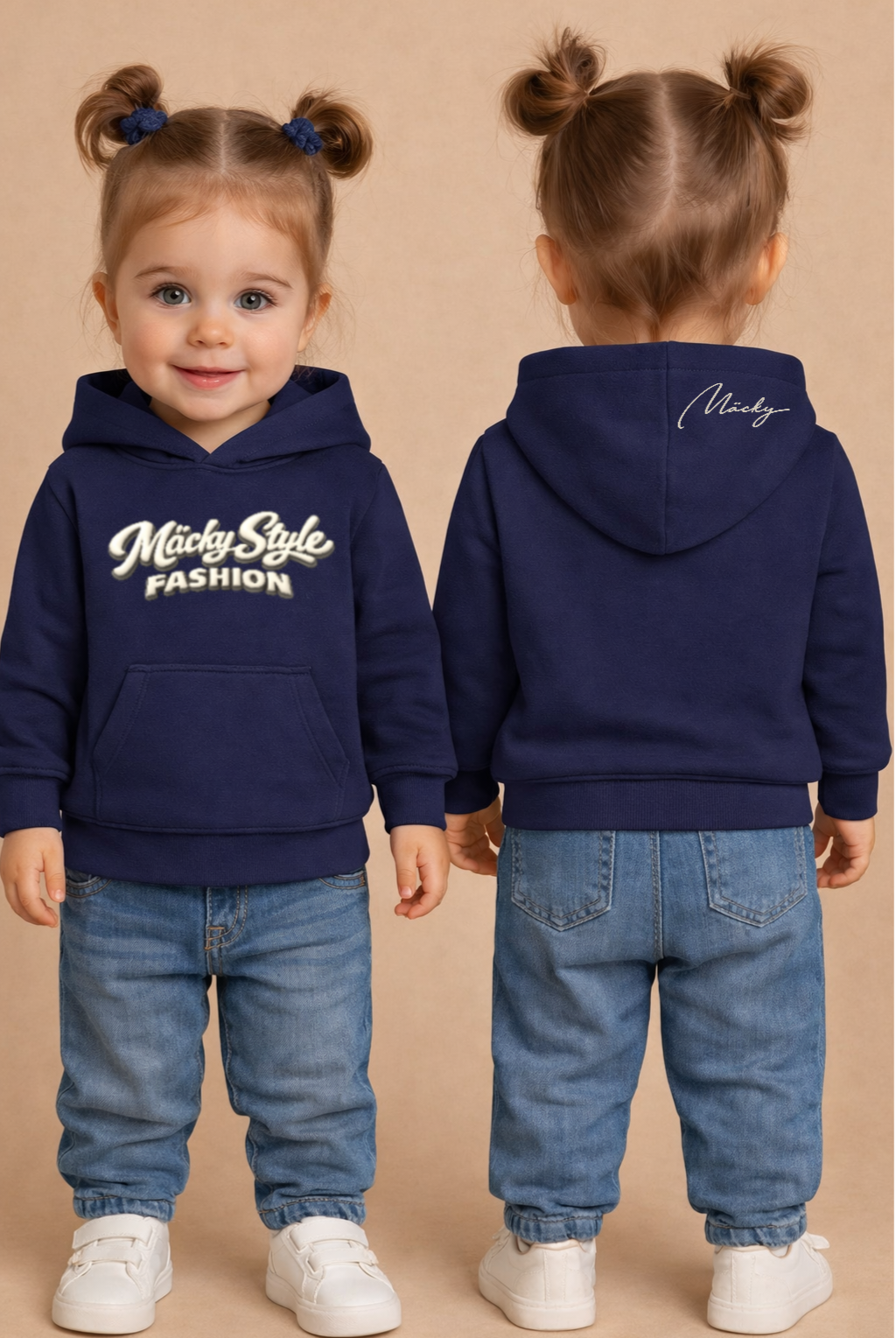 Felpa con cappuccio unisex MUSTER per bambini 