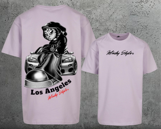LA cool Oversize Shirt Backprint