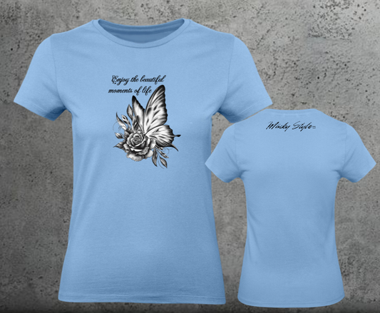 Butterfly Woman Shirt Front