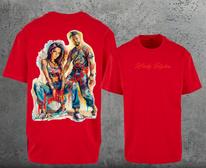 The Makers Colorful Oversize Shirt Backprint