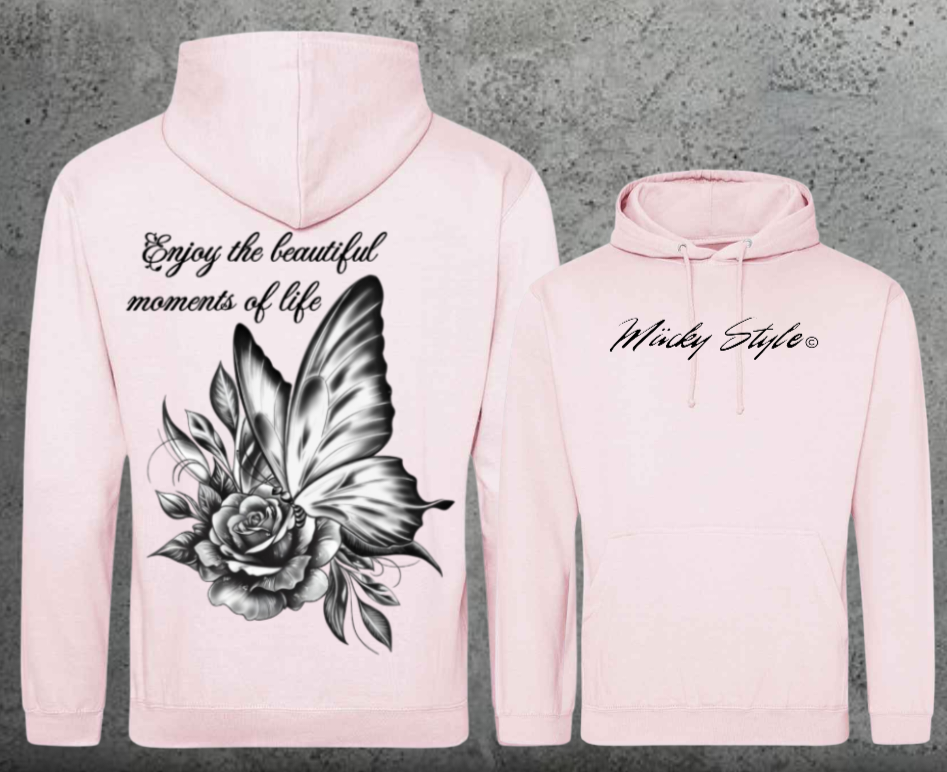 Butterfly Hoodie Unisex Backprint