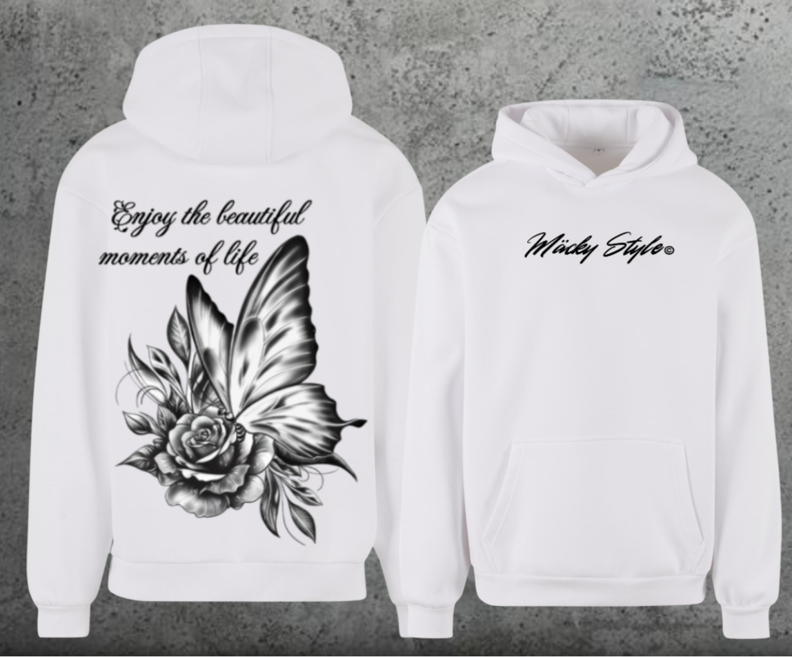 Butterfly Hoodie Soft Backprint