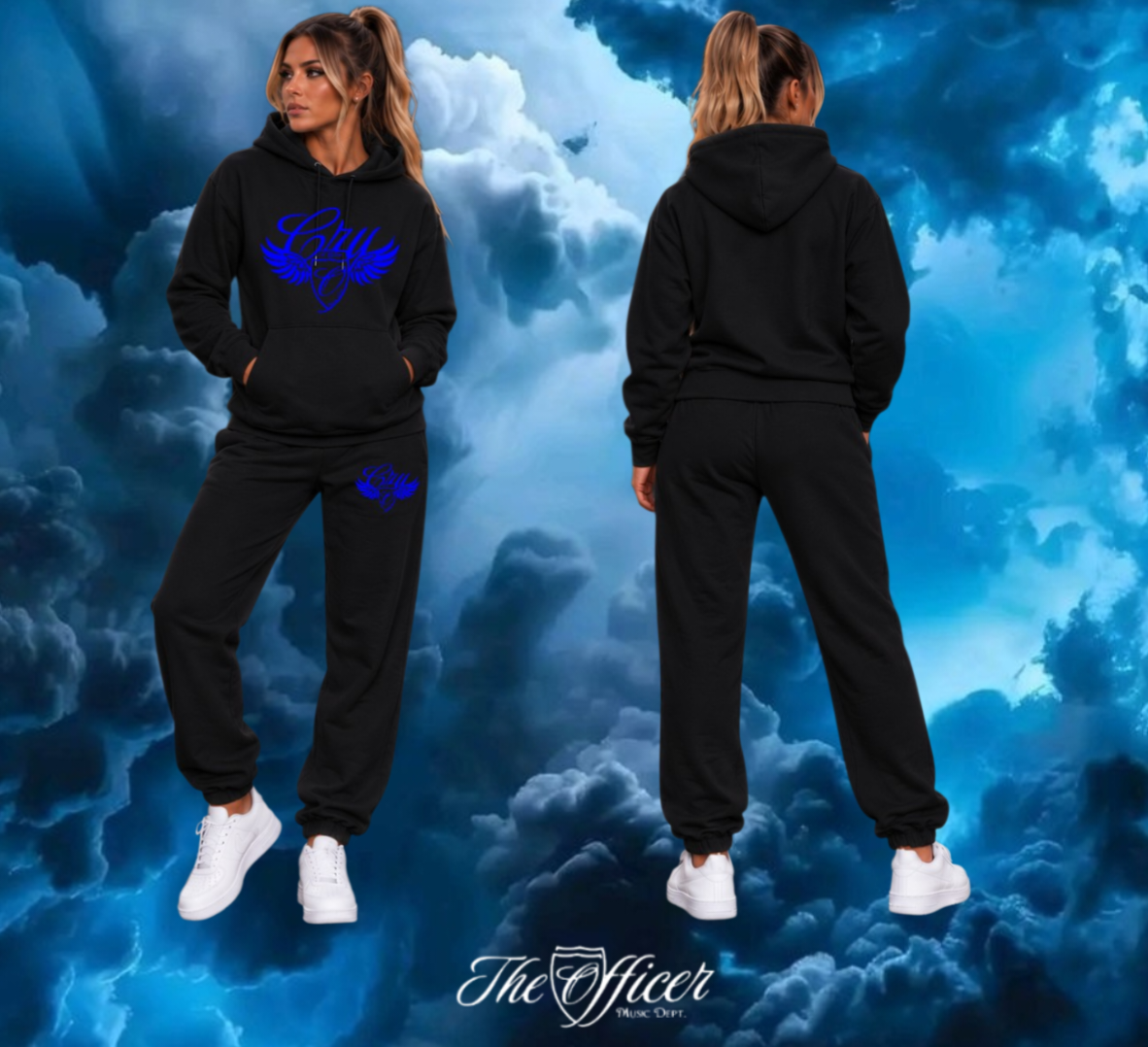 The Officer - Cry Unisex Jogger Frontprint