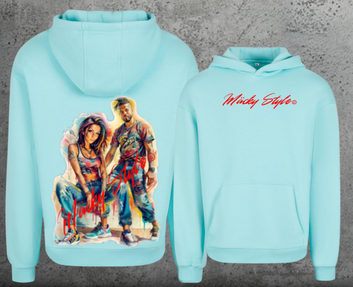 Die Macher Bunt Hoodie Soft Backprint