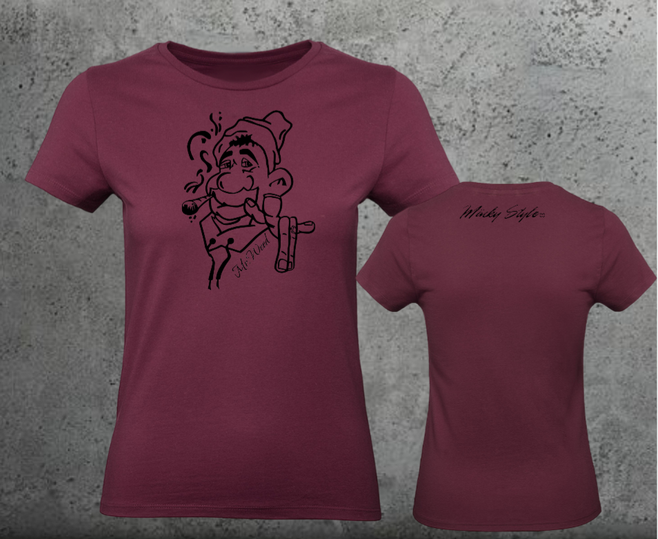 Mr.Weed Woman Shirt Frontprint