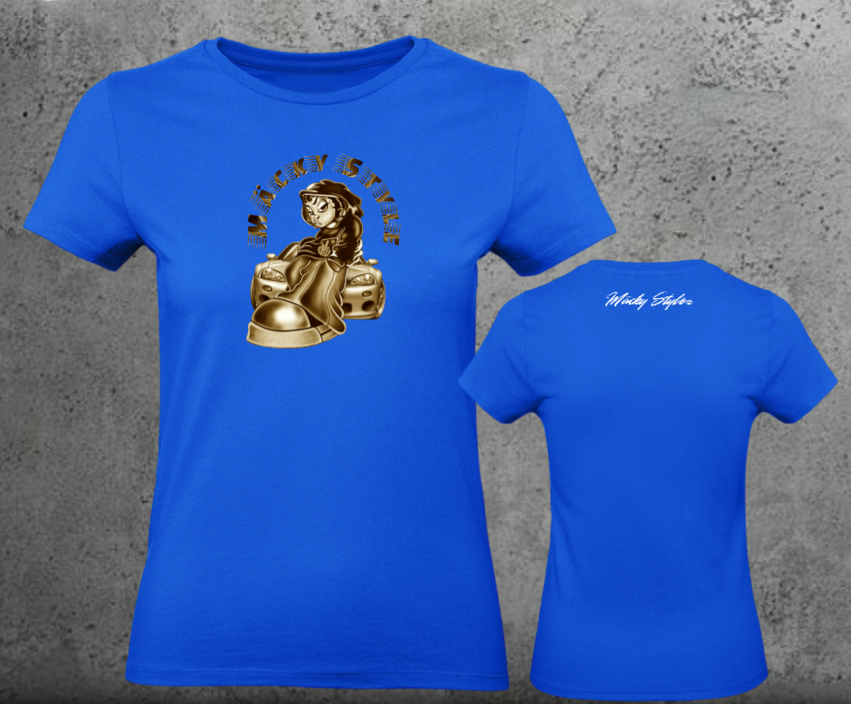 Racing Woman Shirt Frontprint