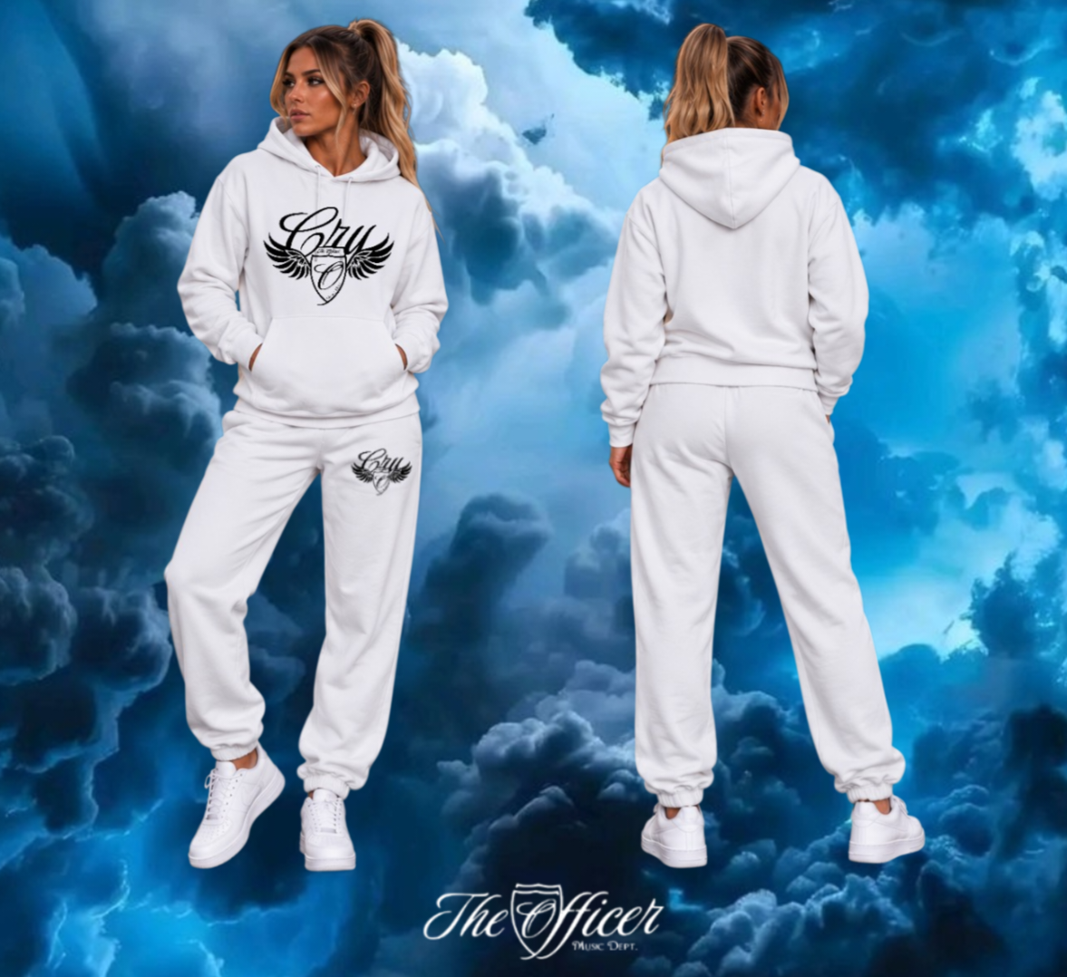 The Officer - Cry Unisex Jogger Frontprint