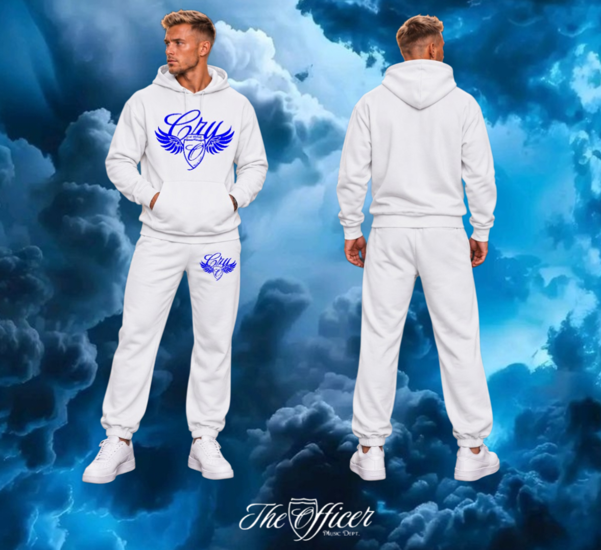 The Officer - Cry Unisex Jogger Frontprint