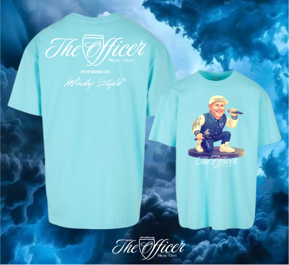 "Mini Me" The Officer Oversize Shirt Front- Backprint
