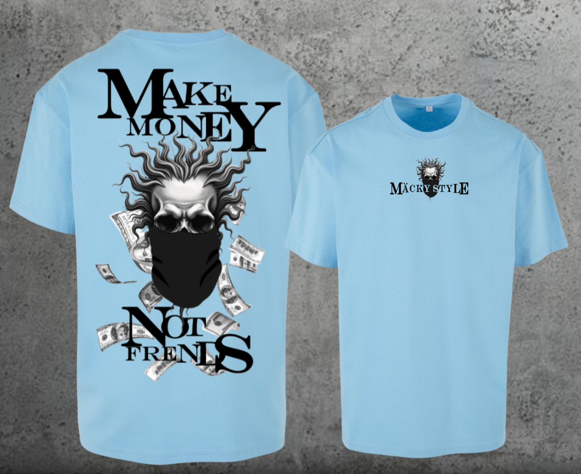 Make Money Oversize Shirt Backprint