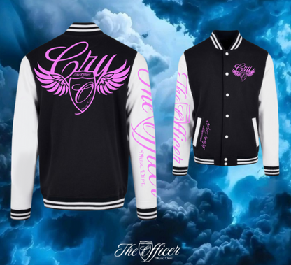 Personalisierbare The Officer CRY College Jacke Back/Frontprint Unisex