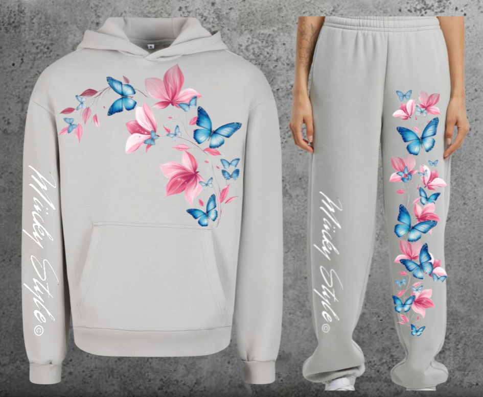 Flower Mix Woman Jogger Frontprint