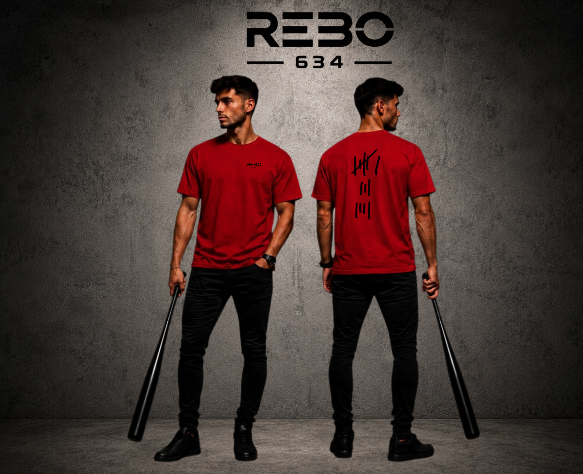 REBO 634 - Jahre Oversize Shirt Backprint