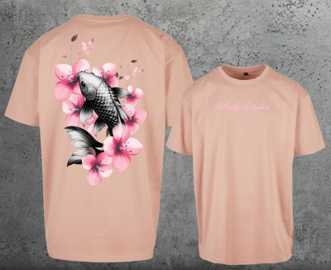 Koi Oversize Shirt Backprint