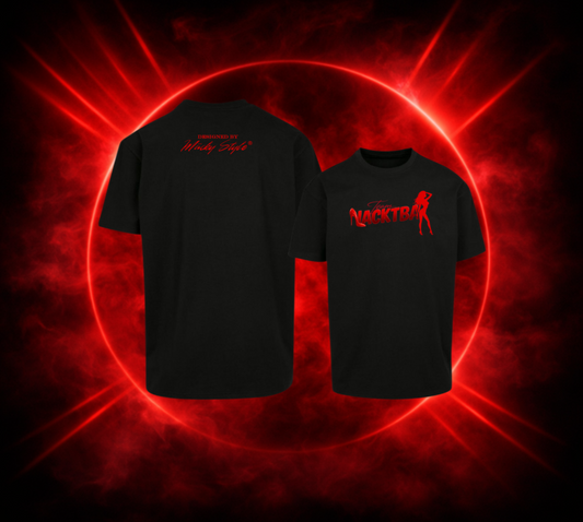 Camicia oversize con stampa sul retro 