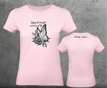 Butterfly Woman Shirt Front