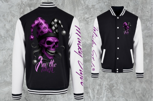 I`m the Joker College Jacke Back/Frontprint