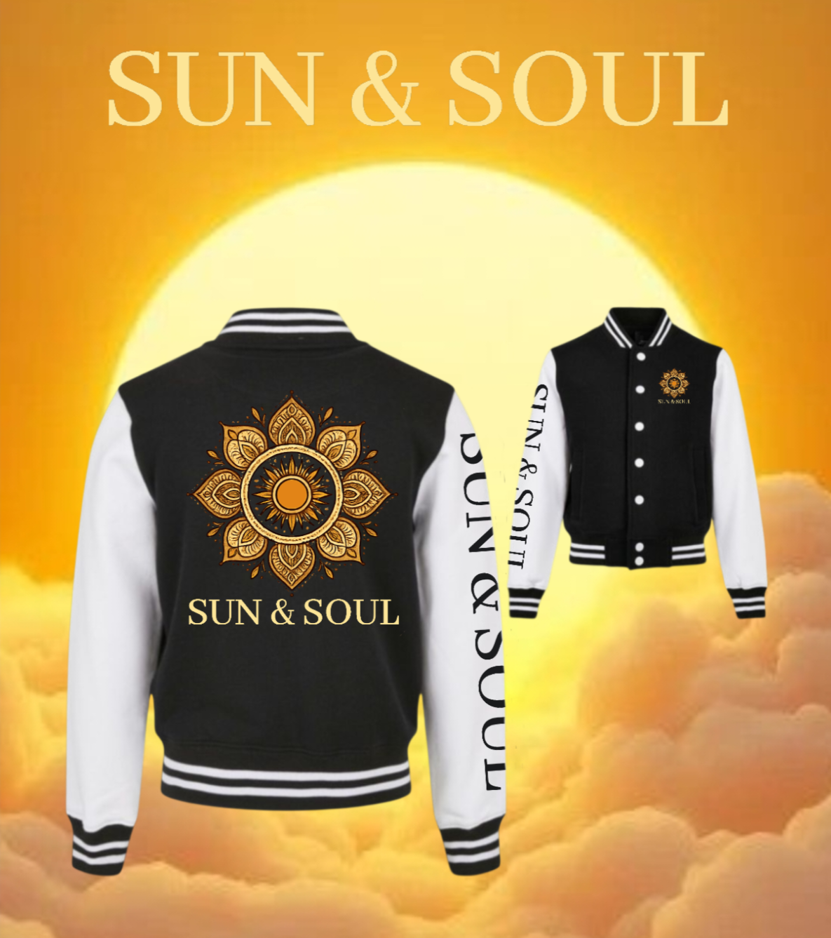 Sun & Soul College Jacke Back/Frontprint