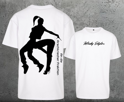 Ass-kisser faction oversized shirt backprint