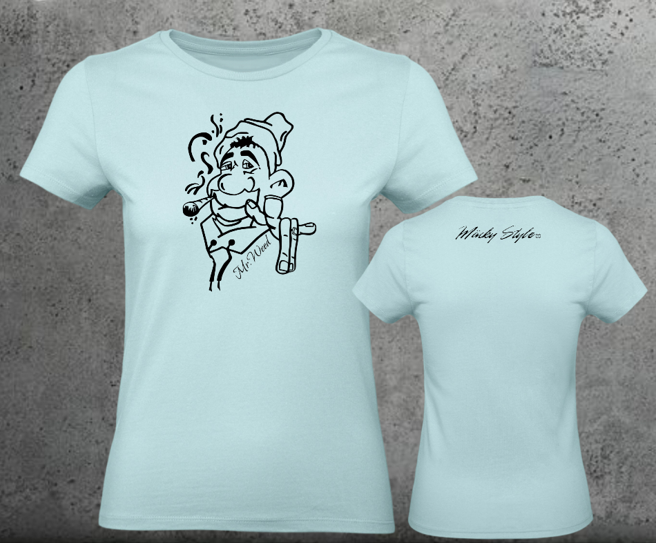 Mr.Weed Woman Shirt Frontprint