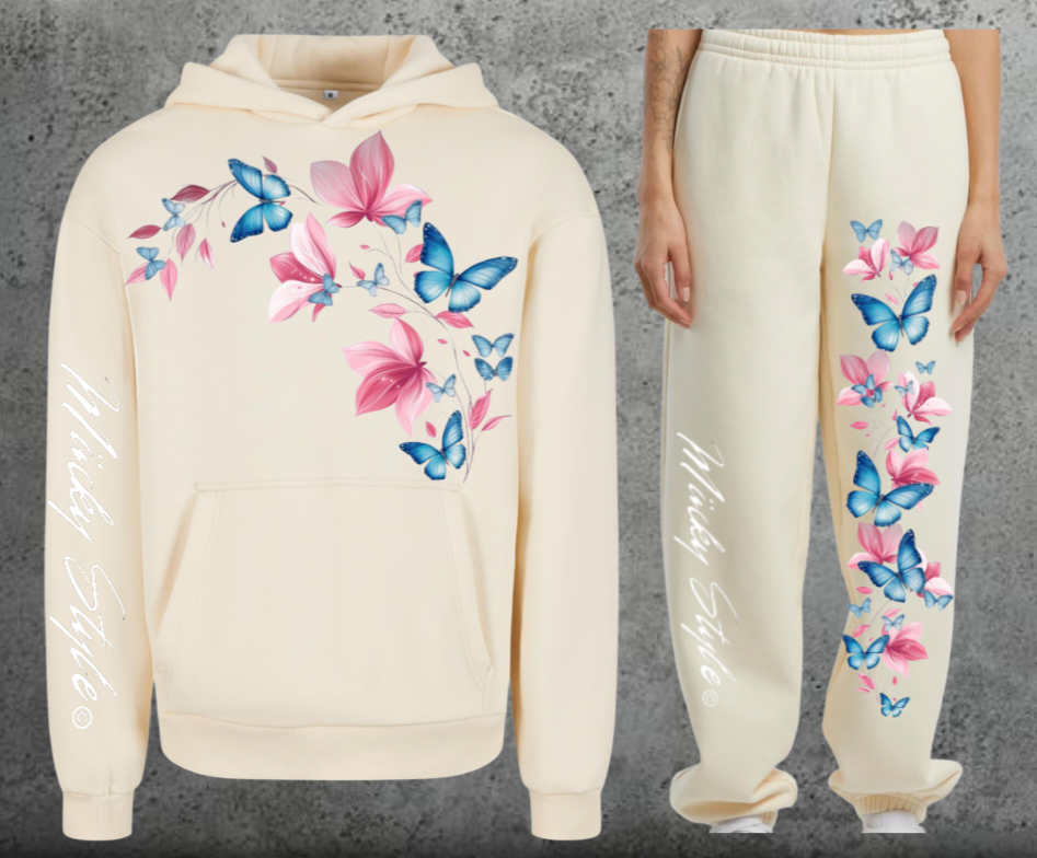 Flower Mix Woman Jogger Frontprint